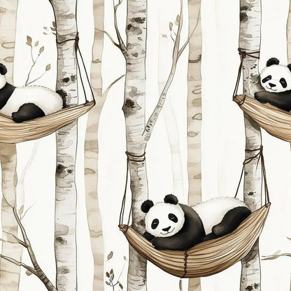 Whimsical Panda Hammock Haven