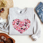 Watercolor Hearts, Sweatshirt, Valentine's Day
