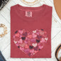 Watercolor Hearts, Comfort Colors Tshirt, Valentine's Day