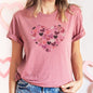 Watercolor Hearts, Super Soft Tshirt, Valentine's Day