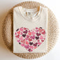 Watercolor Hearts, Comfort Colors Tshirt, Valentine's Day