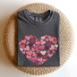 Watercolor Hearts, Comfort Colors Tshirt, Valentine's Day