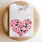 Watercolor Hearts, Comfort Colors Tshirt, Valentine's Day