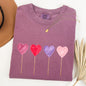 Watecolor Lollipops, Candy, Sweets, Suckers, Comfort Colors Tshirt, Valentine's Day