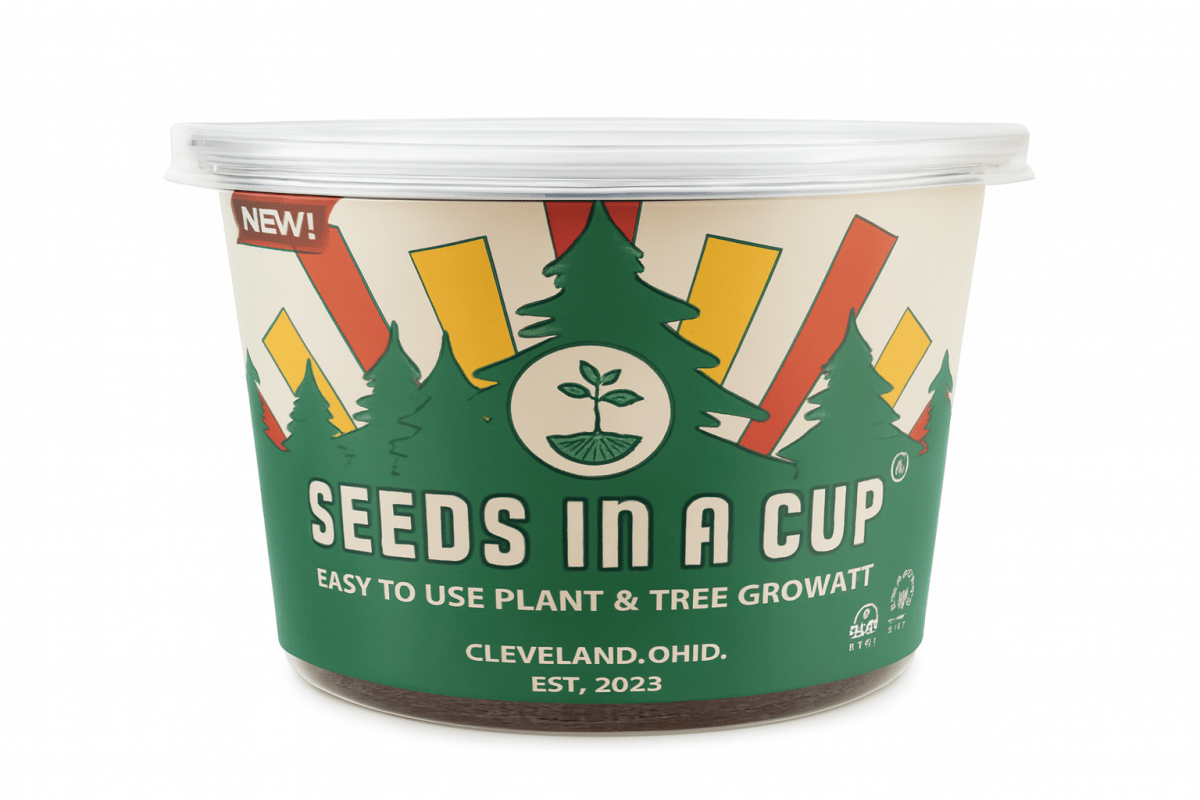 Red Raspberry | Shrub Seed Starter Grow Kit | Seeds In A Cup®