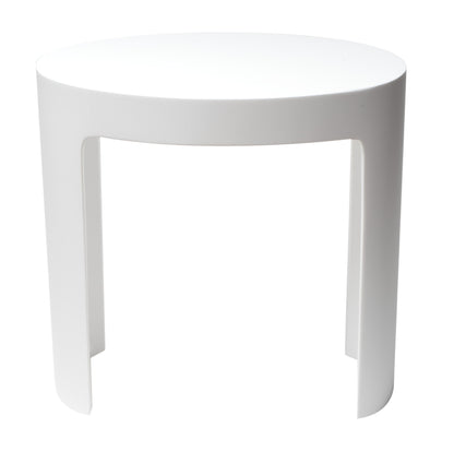 ALFI brand  ABST66 White Matte Solid Surface Resin Bathroom / Shower Stool