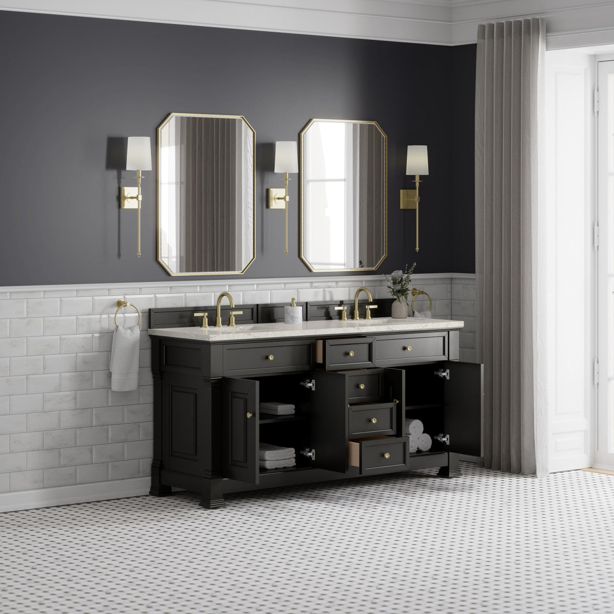 Brookfield 72" Double Vanity
