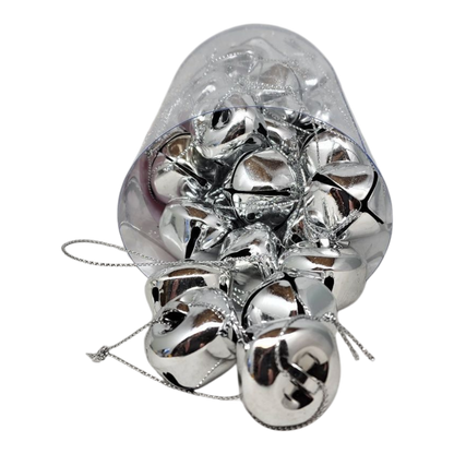 Jingle Bells (30 pack) - 30mm - Silver