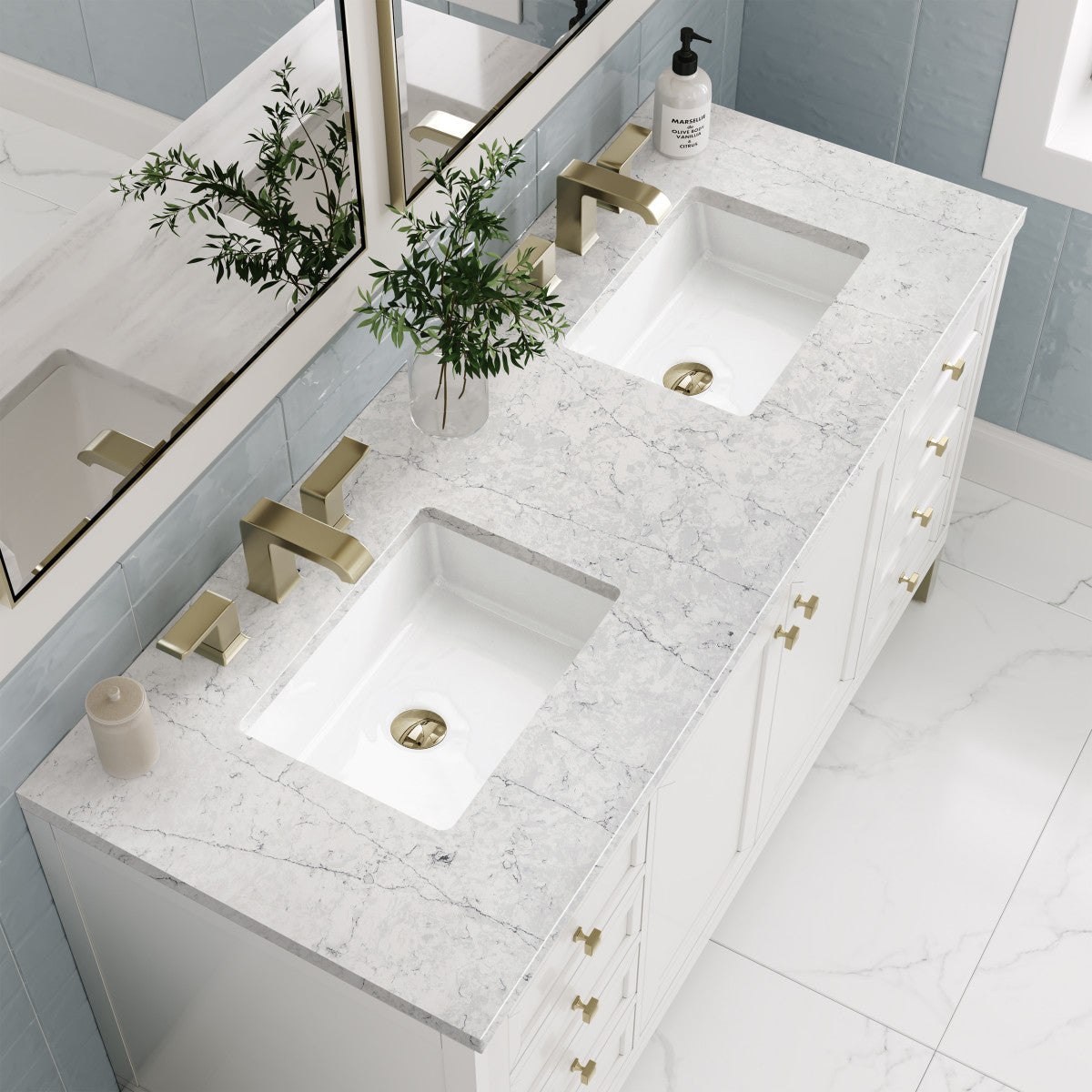 Chicago 60" Double Vanity