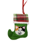 Kitty Mini Stocking Ornament - Calico