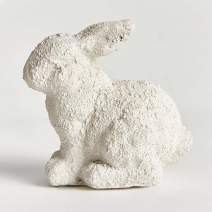 Weathered Terracotta Bunny Garden Statue