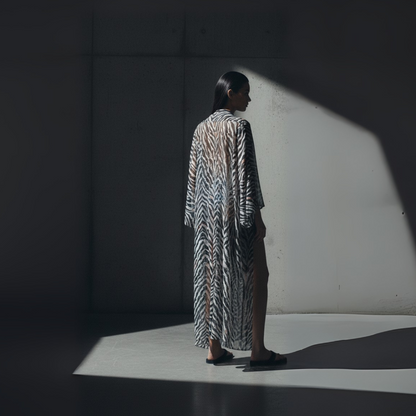 Luxe Beach Kimono / ZEBRA