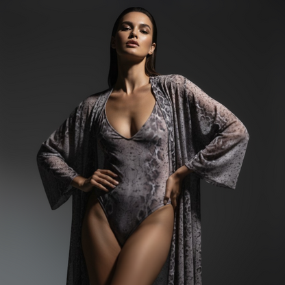 Luxe Beach Kimono / SNAKE