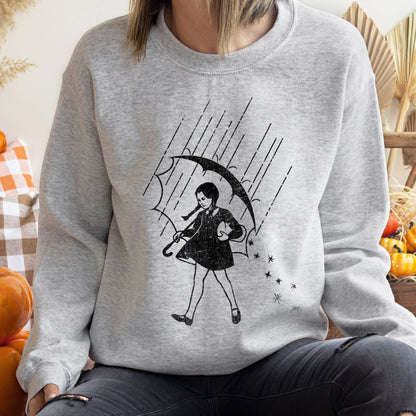 Wednesday Salty Halloween Vintage Sweatshirt