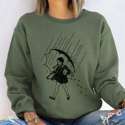 Wednesday Salty Halloween Vintage Sweatshirt