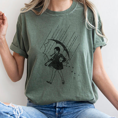 Wednesday Be Salty Retro Halloween Comfort Colors Tshirt