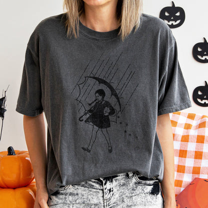 Wednesday Be Salty Retro Halloween Comfort Colors Tshirt