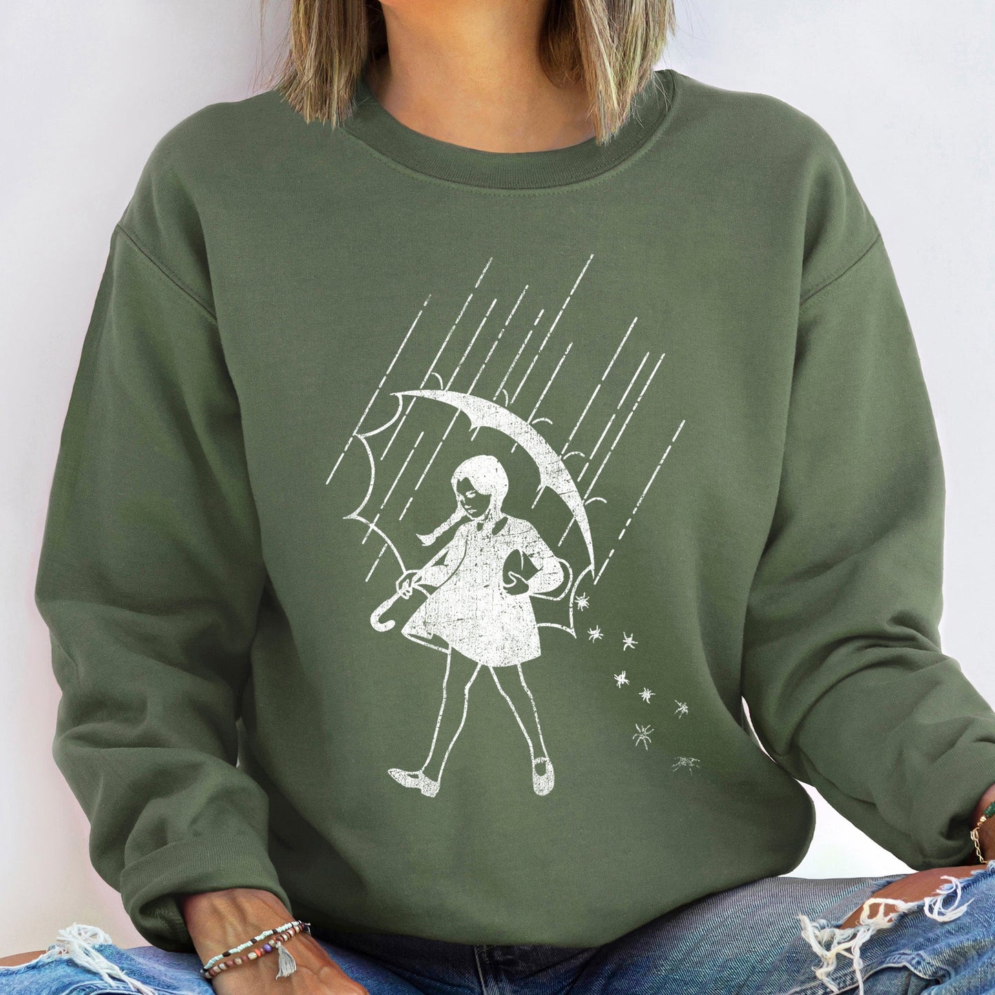 Wednesday Salty Halloween Sweatshirt