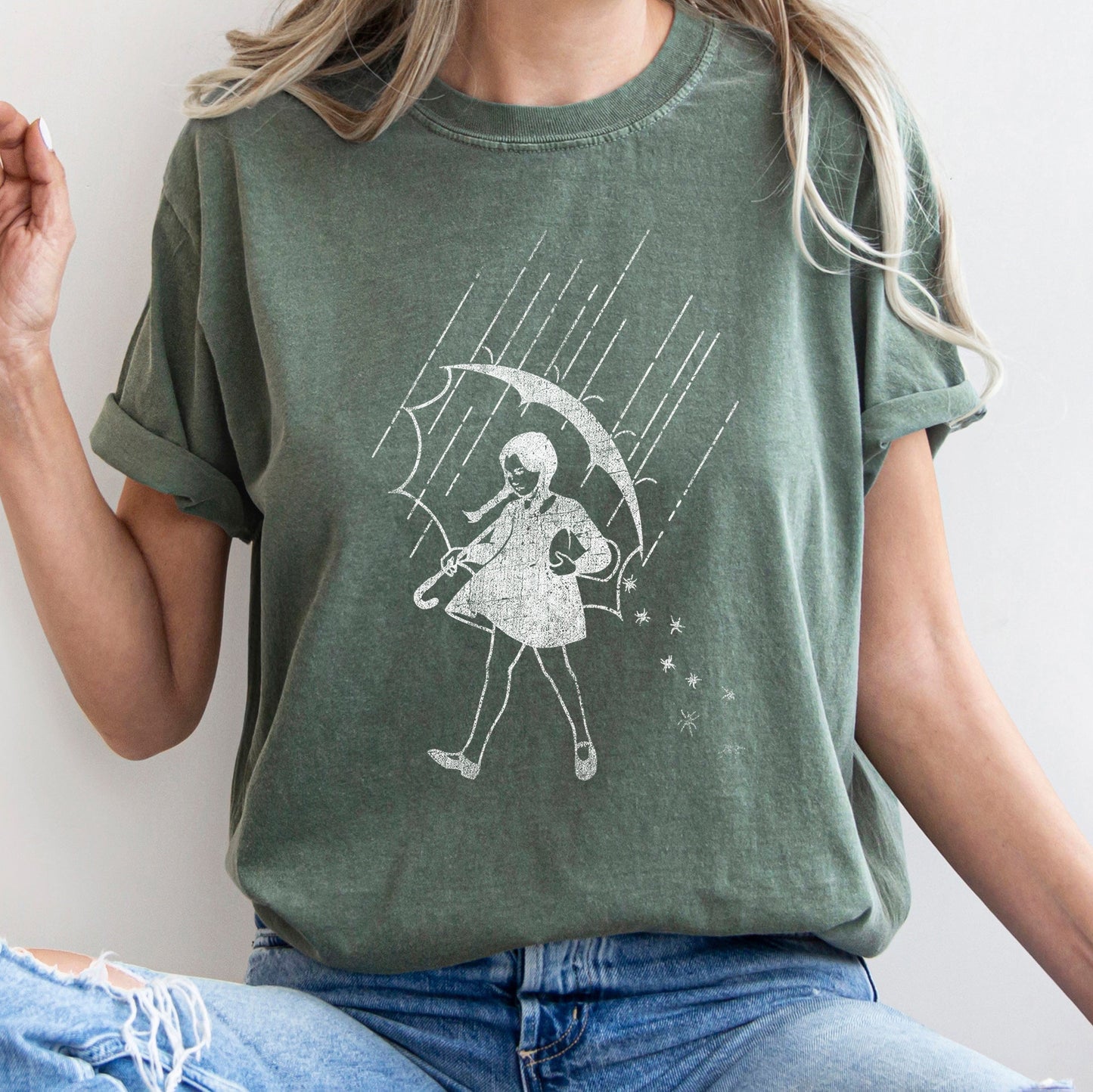Wednesday Be Salty Retro Halloween Comfort Colors Tshirt