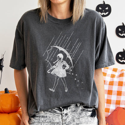 Wednesday Be Salty Retro Halloween Comfort Colors Tshirt