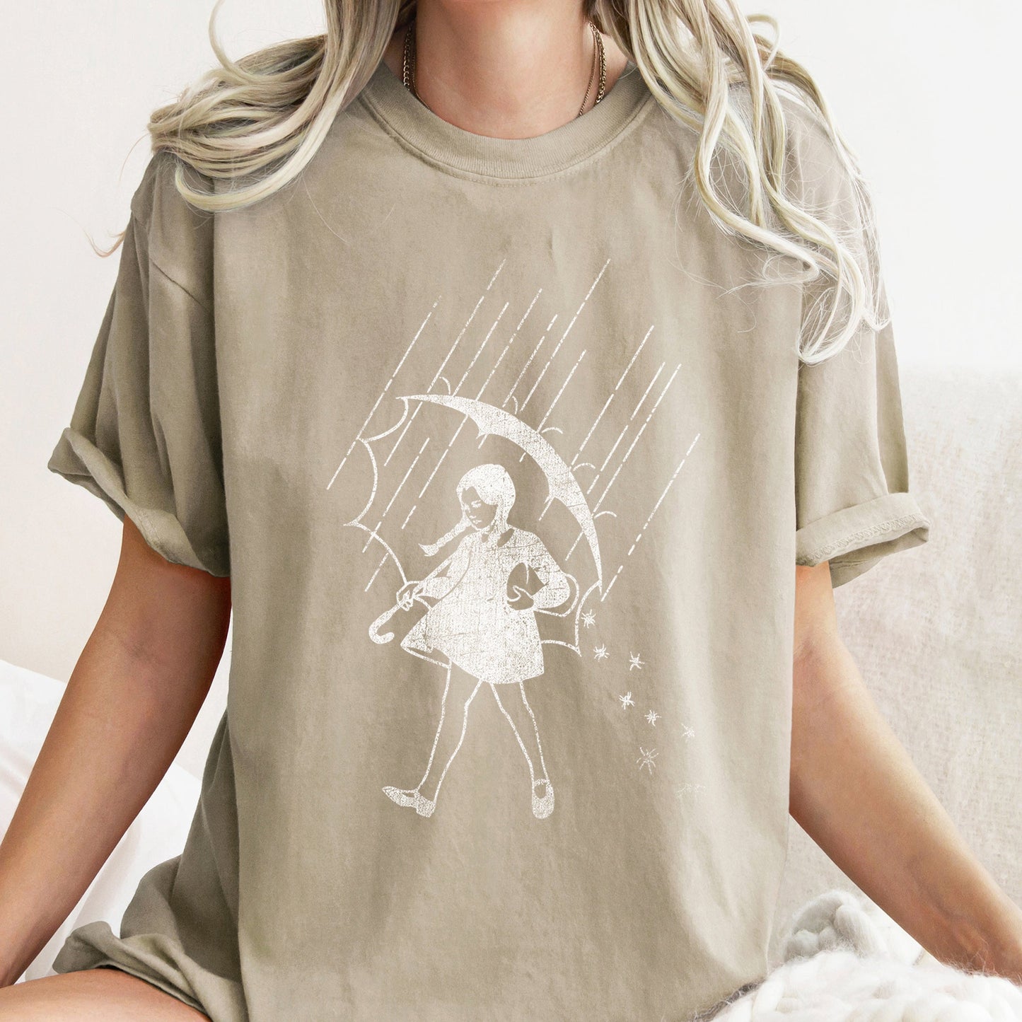 Wednesday Be Salty Retro Halloween Comfort Colors Tshirt