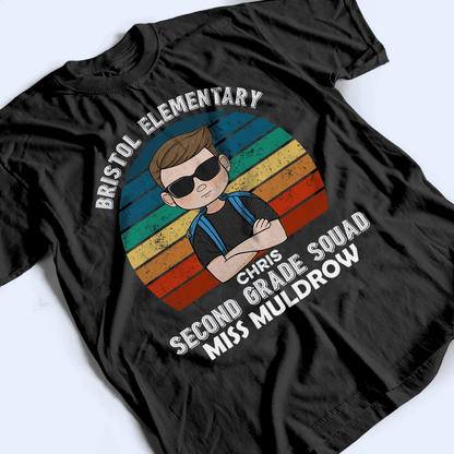 Custom Kid Shirt for First Day, Back To School | Personalized Gift for Student, Son, Daughter | Kindergarten, Pre-K, Preschool