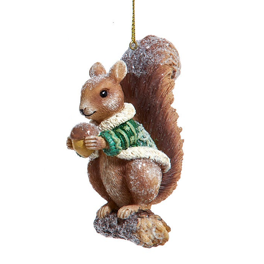 Winter Squirrel Ornament