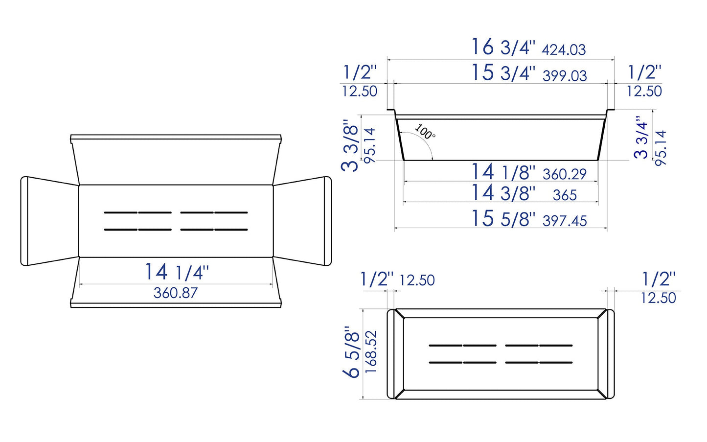 ALFI brand  AB85SSC Stainless Steel Colander Insert for Granite Sinks