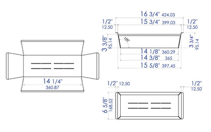 ALFI brand  AB85SSC Stainless Steel Colander Insert for Granite Sinks