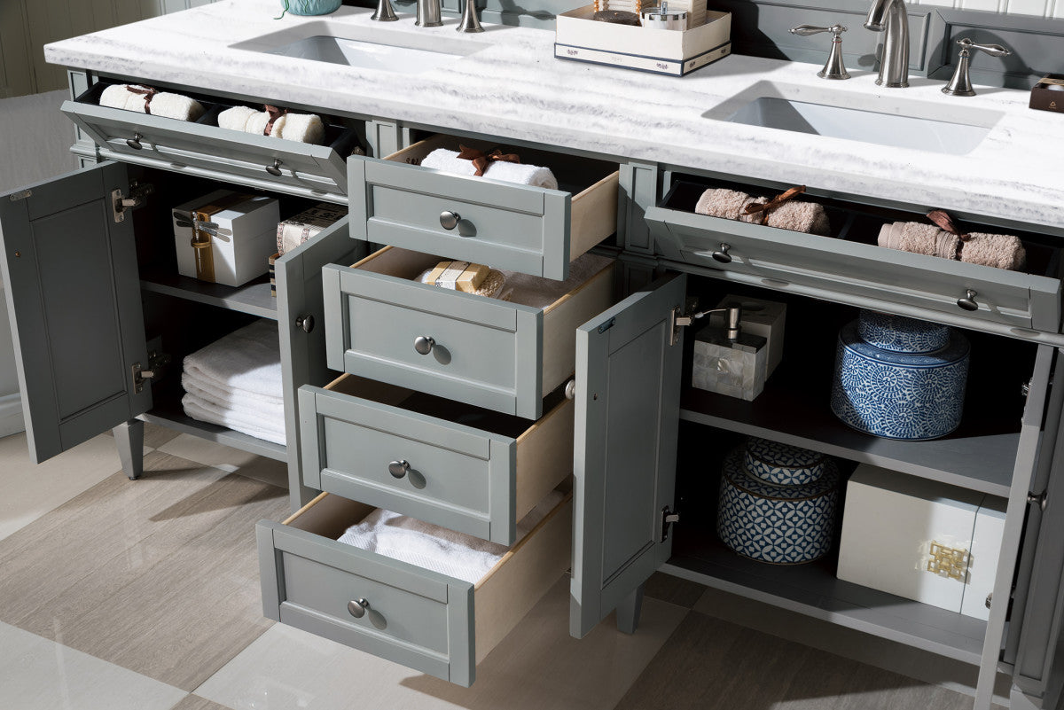 Brittany 72" Double Vanity Cabinet