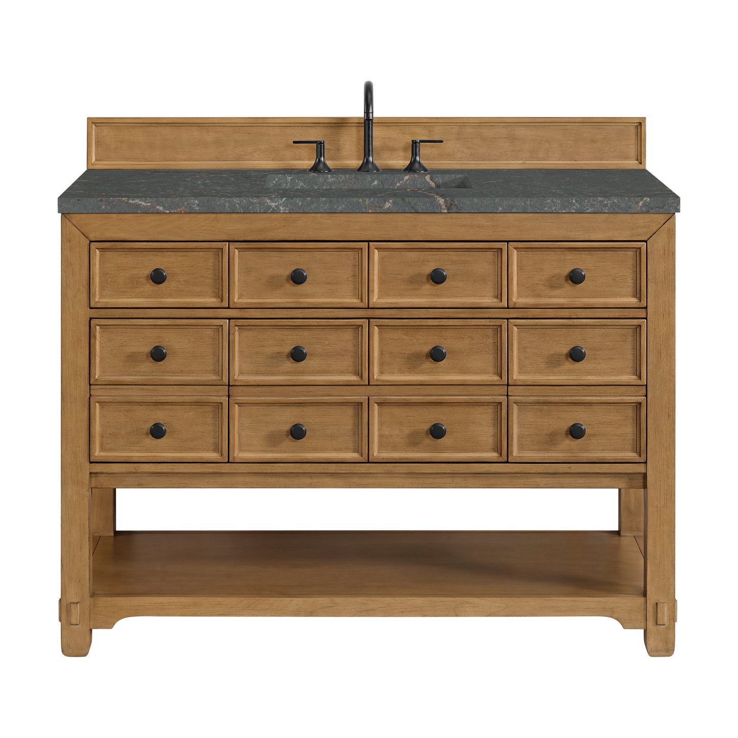Malibu 48" Single Vanity, Amber Birch