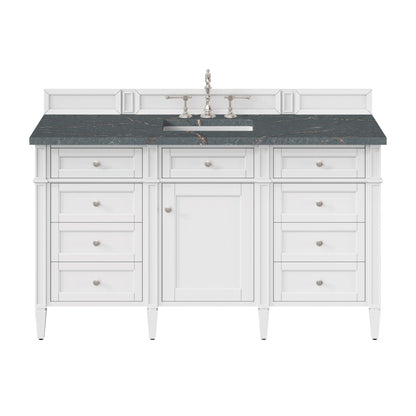 Brittany 60" Single Vanity in Bright White