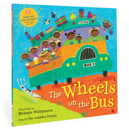 Wheels on the Bus Paperback with Audio & Video