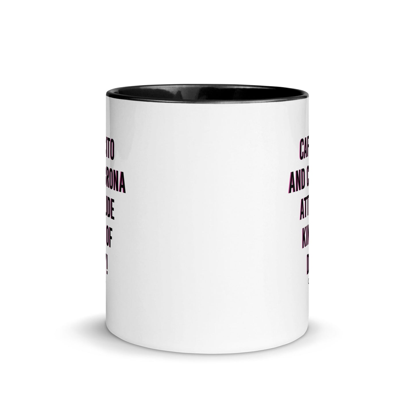 Cafecito and Cabrona Attitude Latina Mug Color Inside