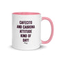 Cafecito and Cabrona Attitude Latina Mug Color Inside