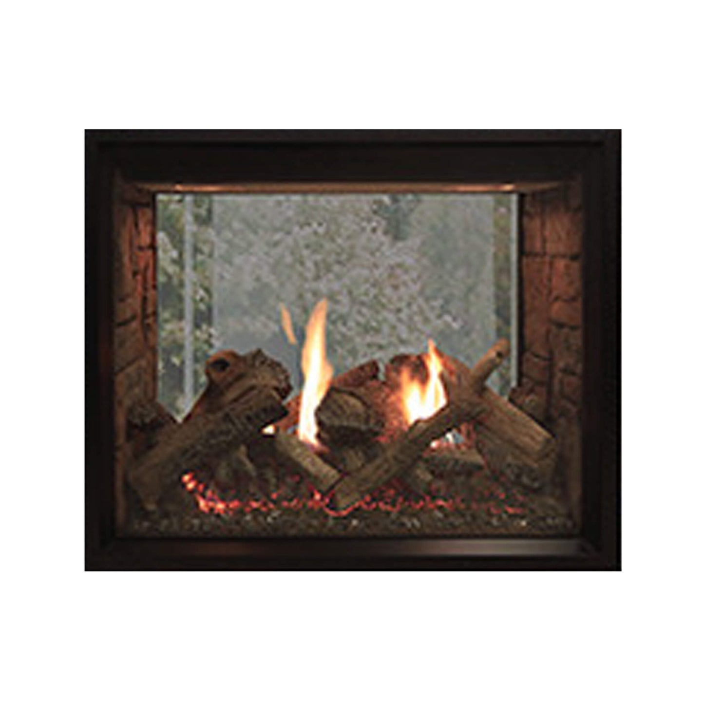 White Mountain Hearth Rushmore 40" TruFlame Clean Face Natural Gas Direct Vent Fireplace [DVCT40CSP95N] (SAK34829)
