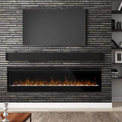 White Mountain Hearth Nexfire 74" Contemporary Linear Electric Wall Mount Fireplace - EBL74