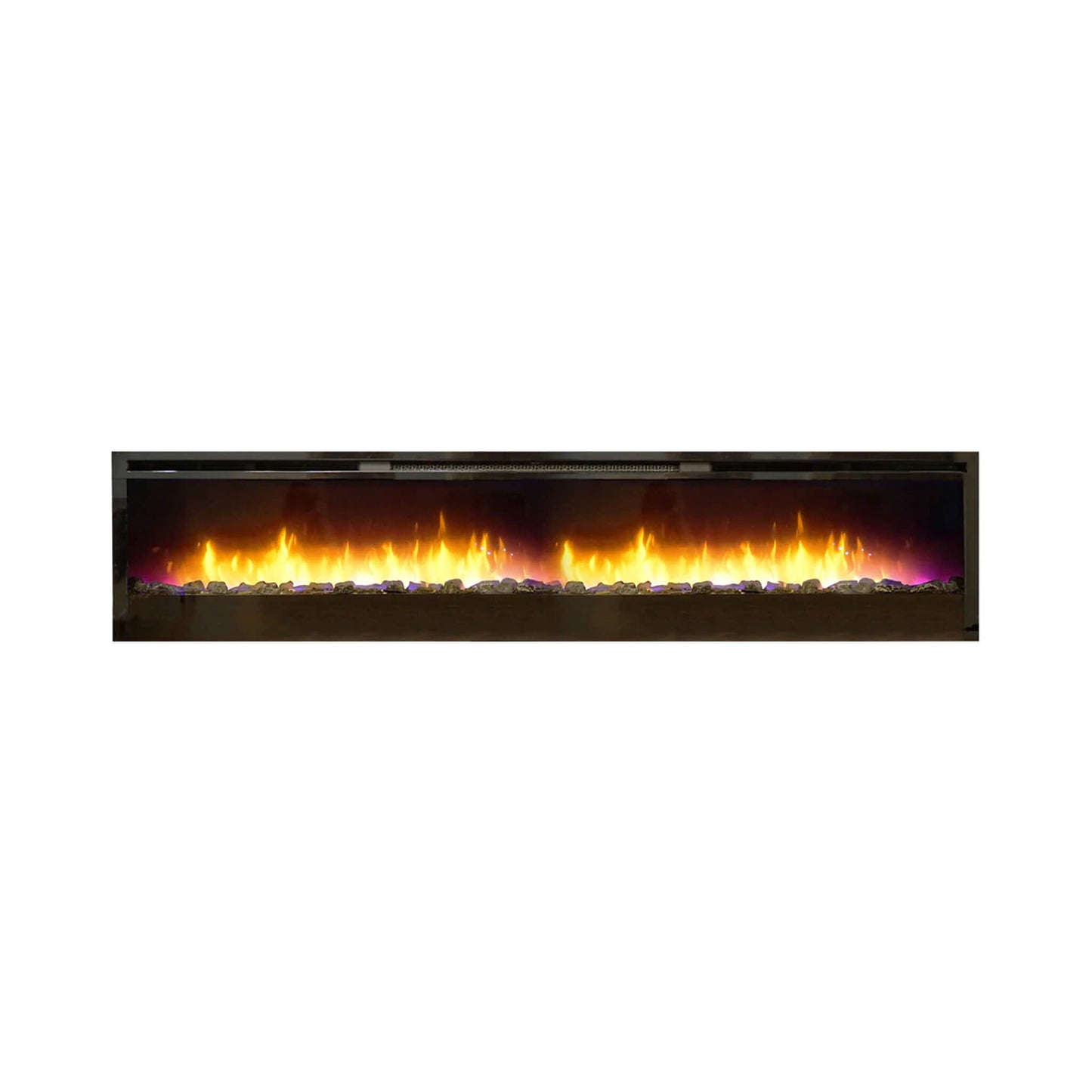 White Mountain Hearth Nexfire 74" Contemporary Linear Electric Wall Mount Fireplace - EBL74