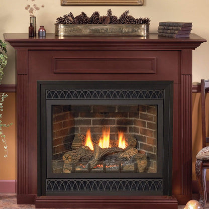 White Mountain Hearth Tahoe Natural Gas Direct Vent Deluxe Fireplace, 42" [DVD42FP] (SAK56218)