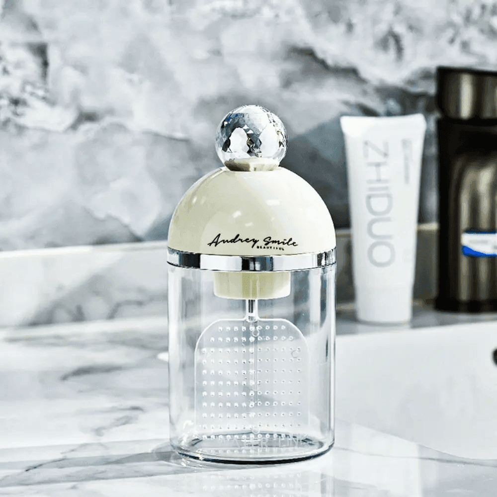 Automatic Foaming Face Cleanser Dispenser – Mini Electric Facial Foam Maker with Large Capacity for Bathroom or Vanity Use