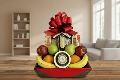 Jenny's Fruit, Cheese & More Gift Basket - Premium Gourmet Food Gift