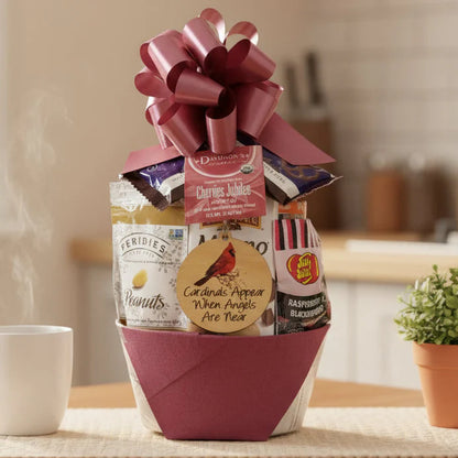 Jenny's Small Sympathy Gift Basket - Gourmet Comfort Food Gift with Sympathy Card
