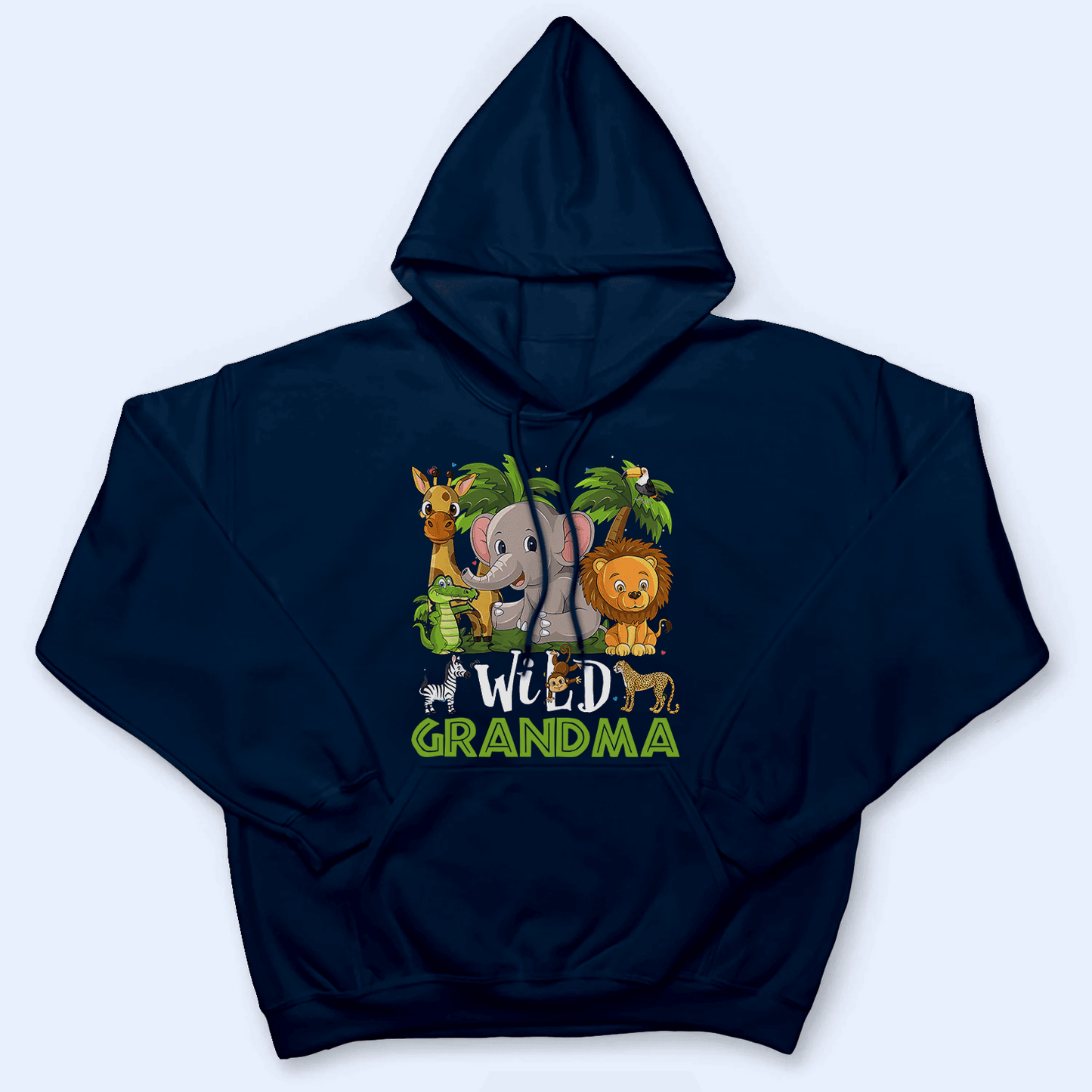Wild Grandma - Personalized Custom T Shirt - Birthday, Loving, Funny Gift for Grandma/Nana/Mimi, Mom, Wife, Grandparent