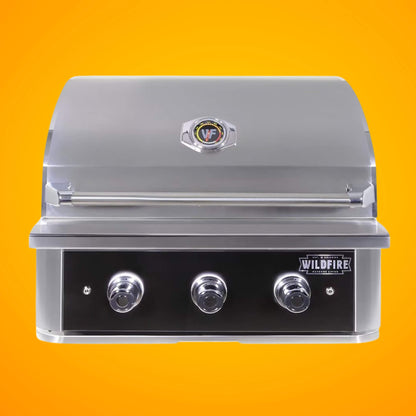 Wildfire Outdoor Living Ranch Pro 304 Stainless Steel Natural Gas Grill, 30" (WF-PRO30G-RH-NG) (SAK25374)