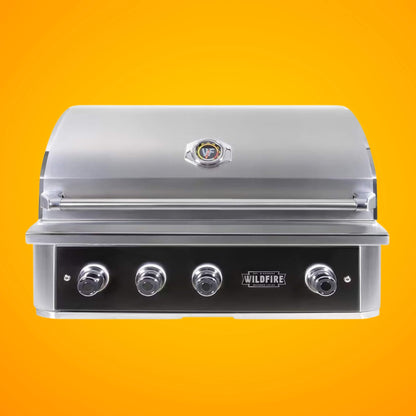 Wildfire Outdoor Living Ranch Pro 304 Stainless Steel Natural Gas Grill, 36" (WF-PRO36G-RH-NG) (SAK61370)
