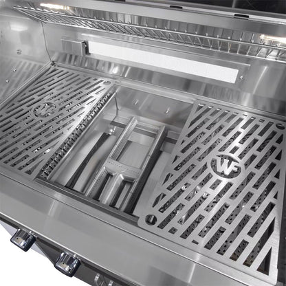 Wildfire Outdoor Living Ranch Pro 304 Stainless Steel Propane Gas Grill, 30" (WF-PRO30G-RH-LP) (SAK18437)