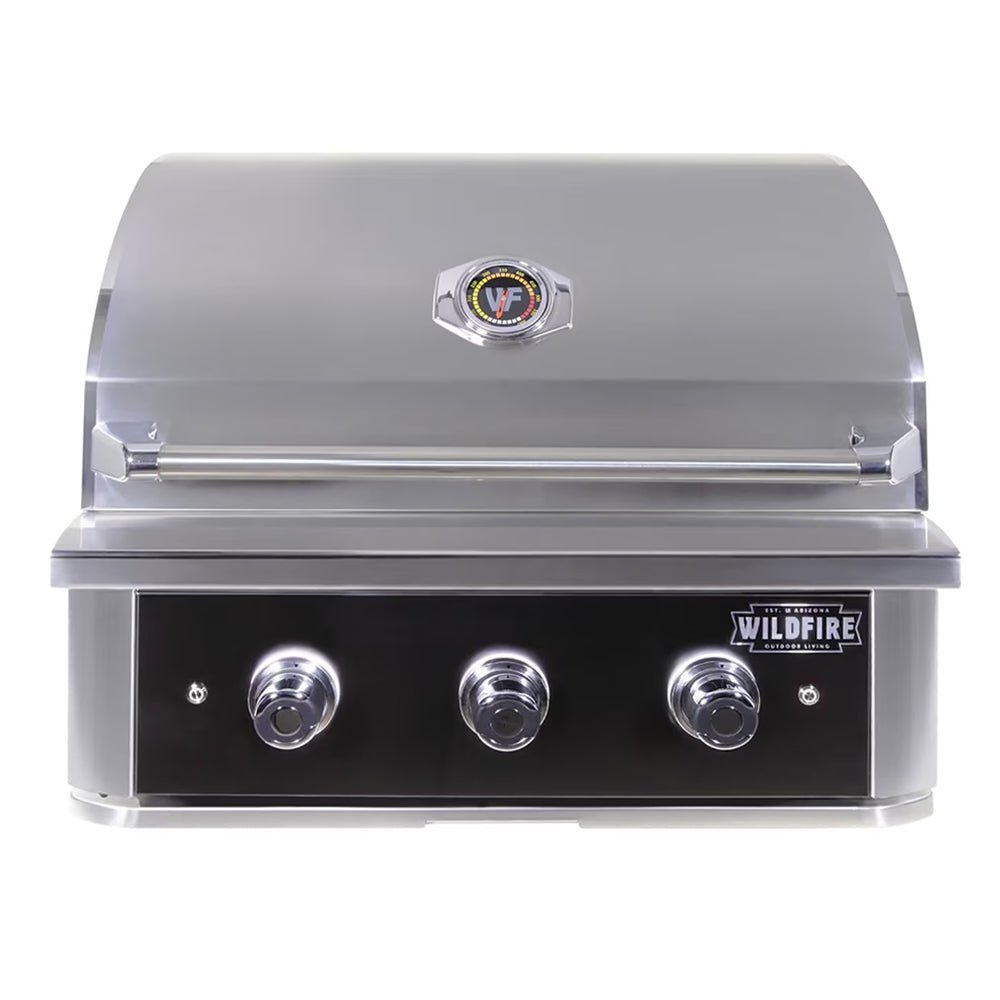 Wildfire Outdoor Living Ranch Pro 304 Stainless Steel Propane Gas Grill, 30" (WF-PRO30G-RH-LP) (SAK18437)