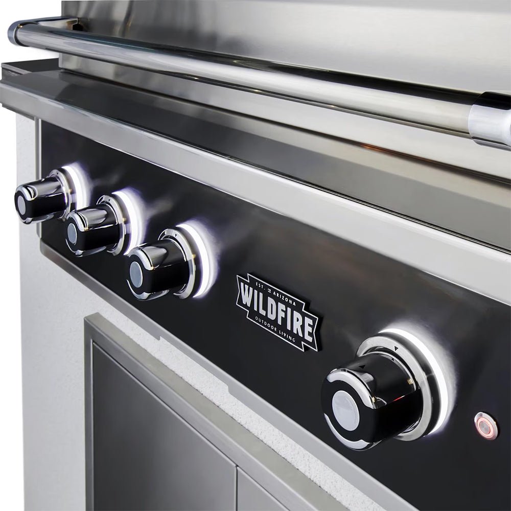 Wildfire Outdoor Living Ranch Pro 304 Stainless Steel Propane Gas Grill, 36" (WF-PRO36G-RH-LP) (SAK28346)