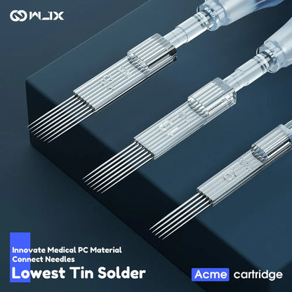 WJX Professional Tattoo Cartridges Needles - 0.35MM/0.30MM Curved Magnum | Box of 20