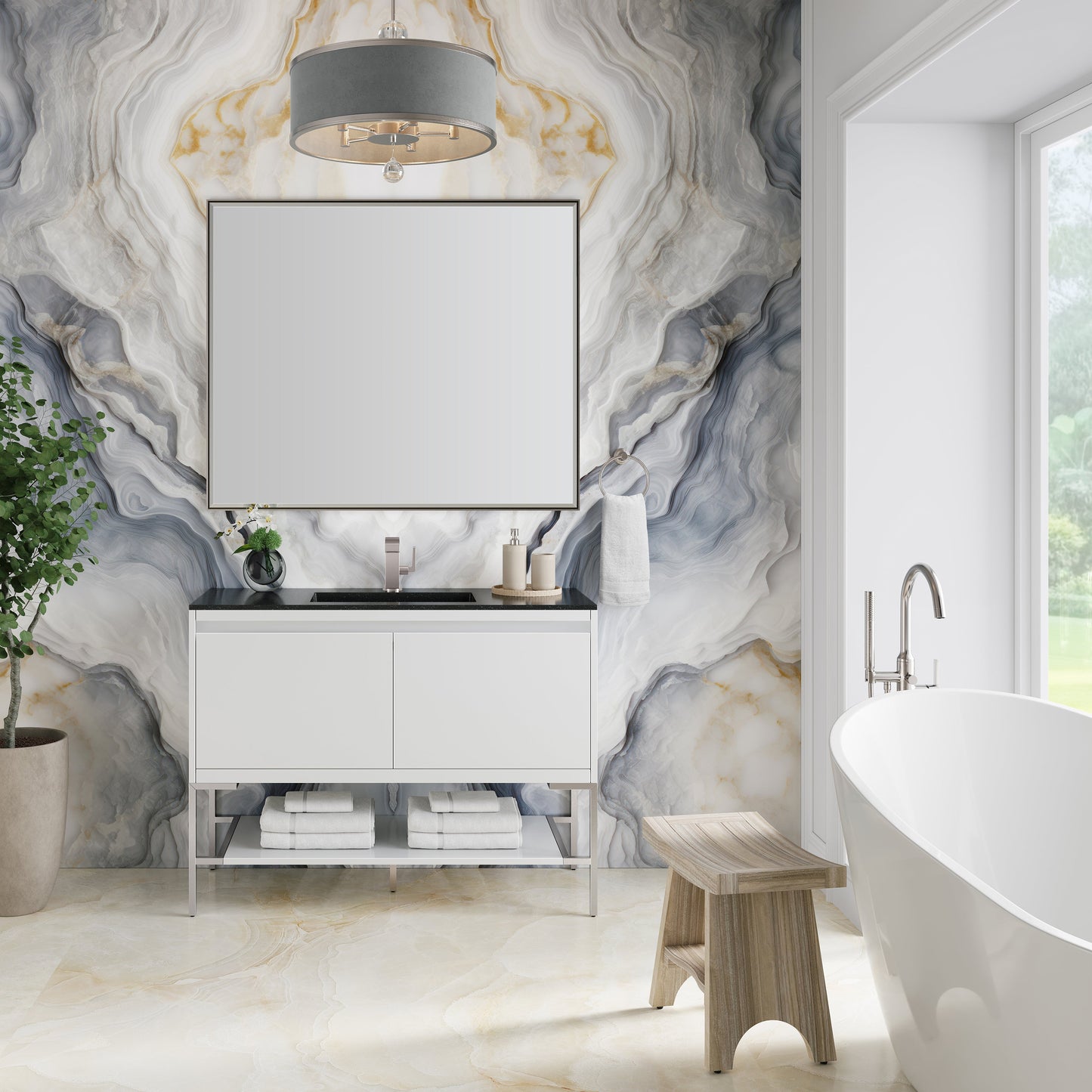 Mantova 47.3" Single Vanity Cabinet
